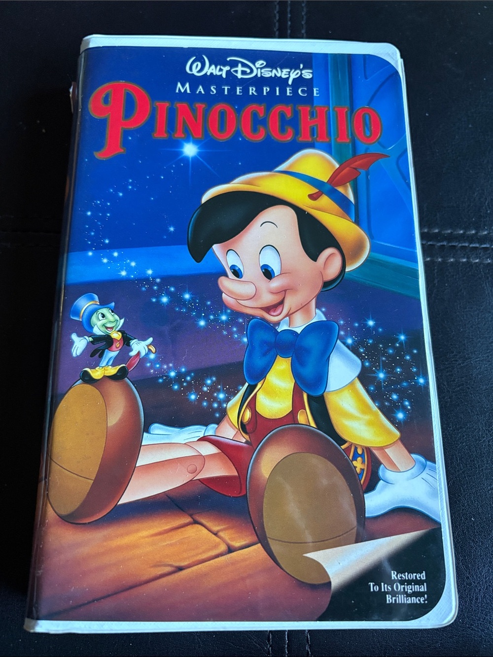 Disney Pinocchio VHS Tape - Black and White